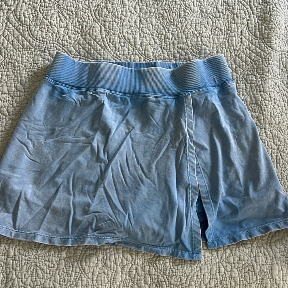 Split skort with pocket detail
